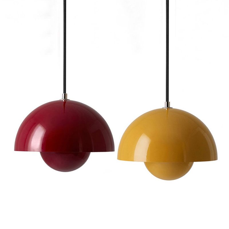 Modern Hanging Light Colorful Metal Pendant Lighting Fixture for Living Room