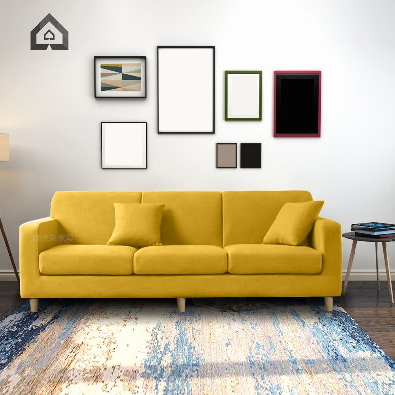 Polnisches Finish Sofa Square Arm Sofa für Bonusraum und Wohnzimmer