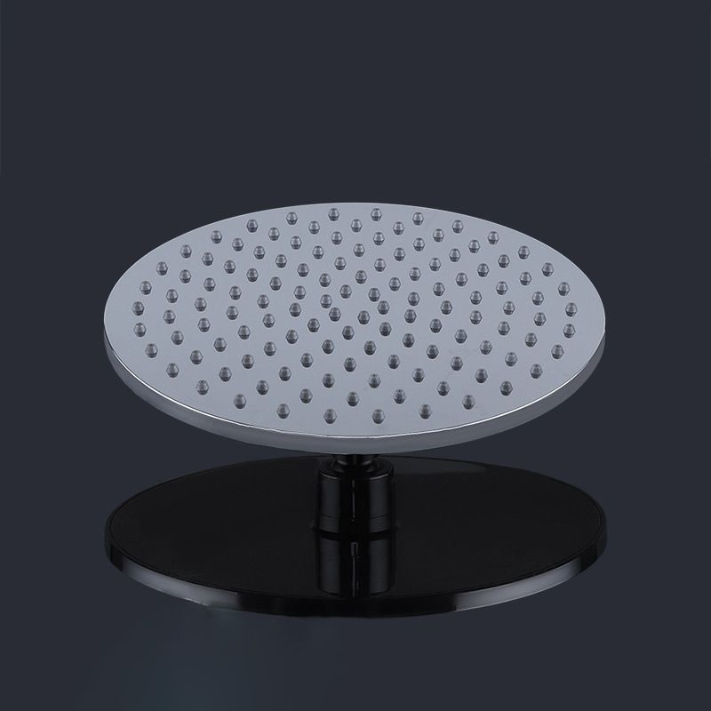 Contemporary Rain Fall Shower Head Combo Round Single Spray Shower Combo