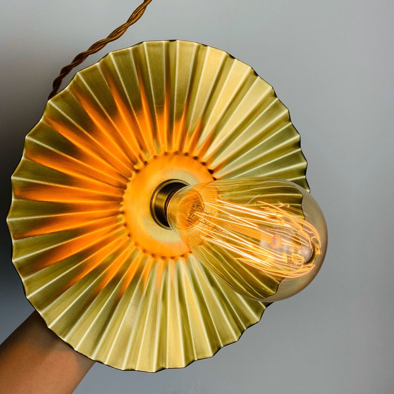 Modern Wall Sconce Metal Flower Shape Vanity Lamp with Glass / Metal Shade