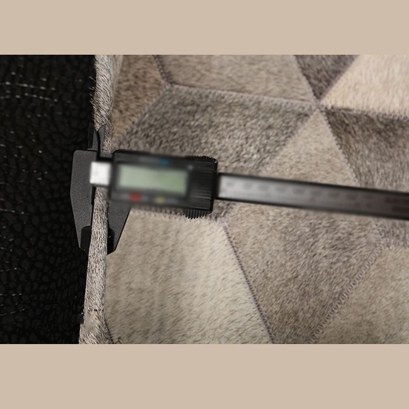 Tappeto multicolore rotondo che gira il tappeto del soggiorno in moquette di mucca con supporto non slip