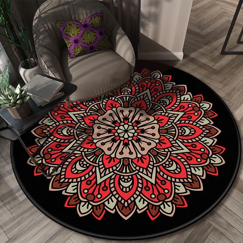 Tappeto glamour a strati di fiori a strati moquette con lavaggio antiscivolo a strati multicolori multicolore