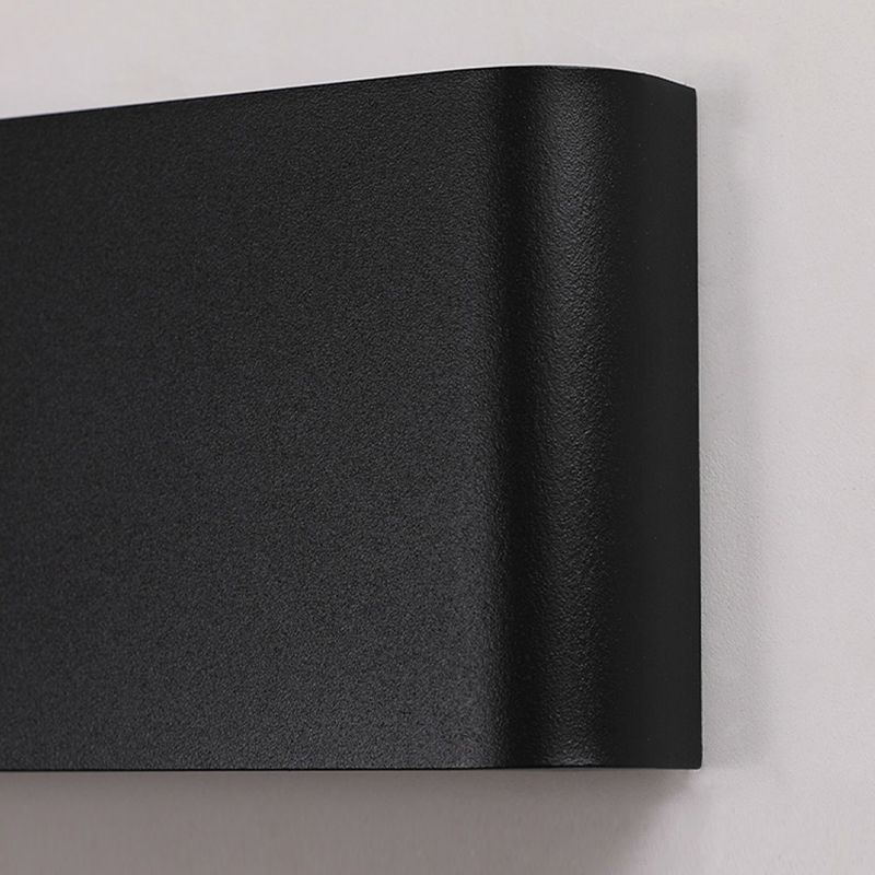 Contemporary Wall Sconce Rectangular Wall Light Fixture with Aluminium