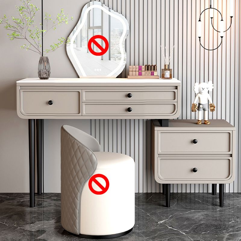 Luxurious Make-up Vanity 3/5 Drawers Stain Resistant Dresser