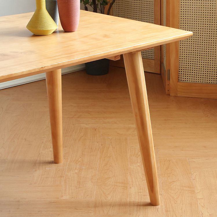 Traditional Rectangle Wood Table Set 1/2/5 Pieces Dining Set for Home