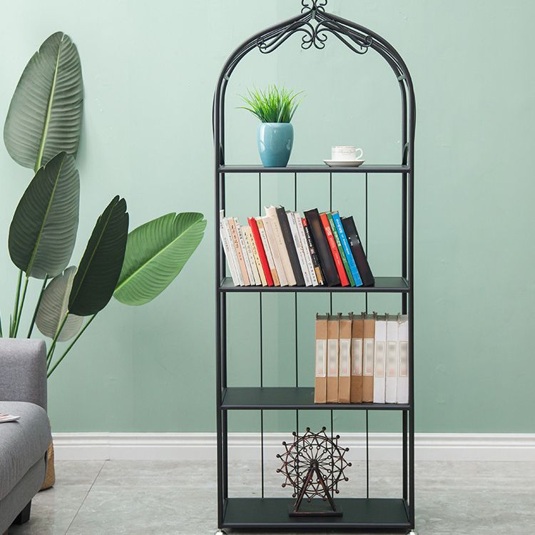 Iron Scandinavian Etagere Bookshelf Vertical Open Bookshelf for Living Room