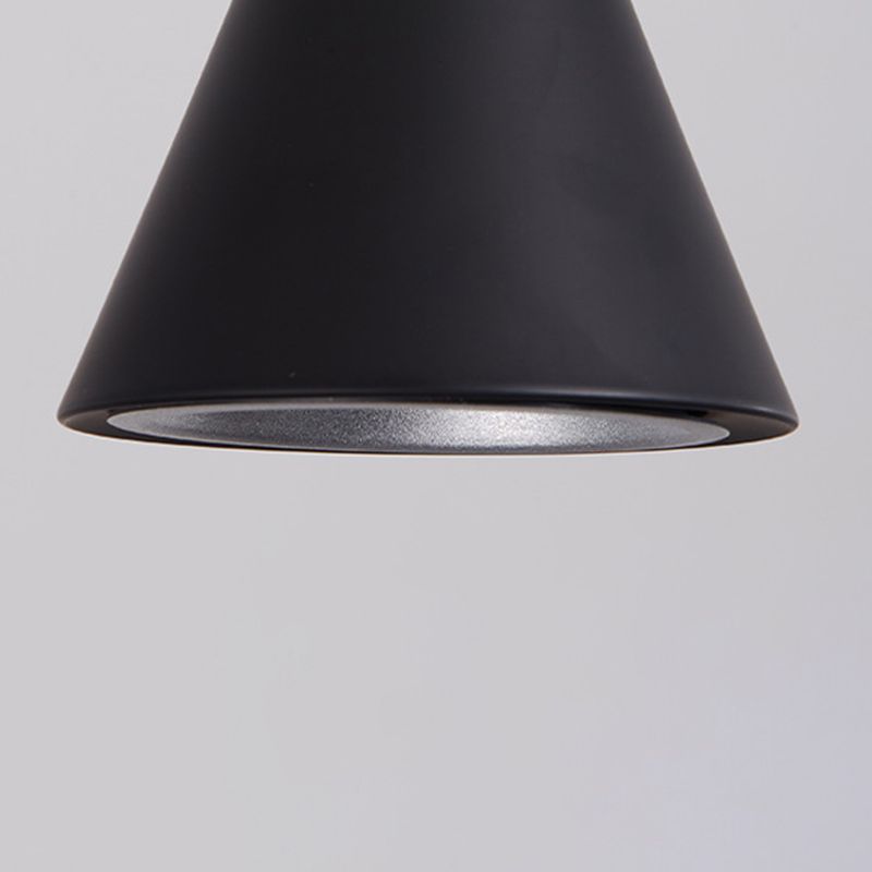 1 Lichthängeleuchte moderne Anhängerlampe mit Eisenschatten für Wohnzimmer