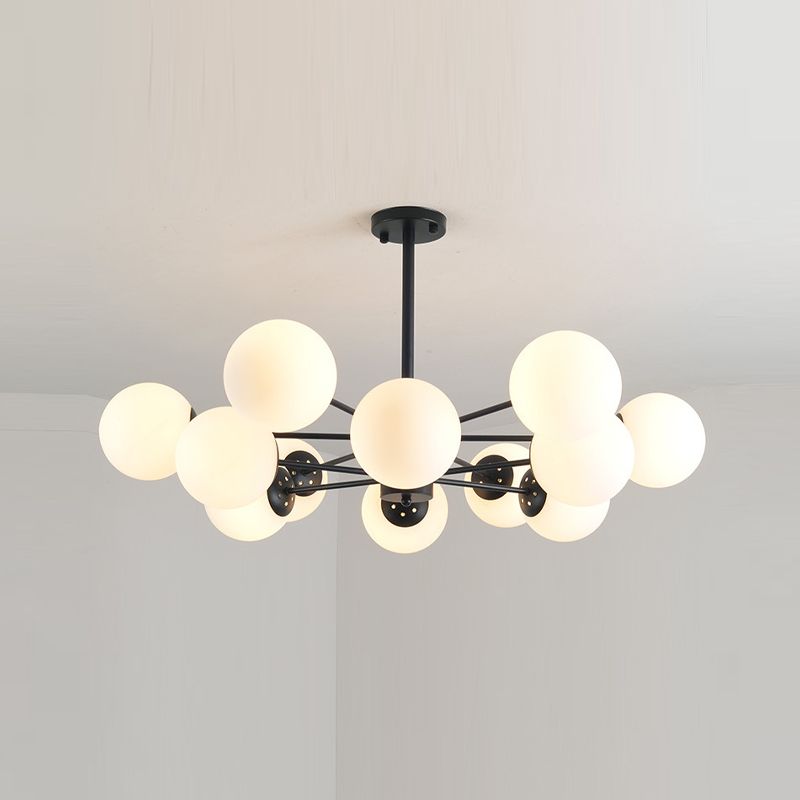 Lustre de lustre en verre luminaire de lustre moderne Light pour le salon