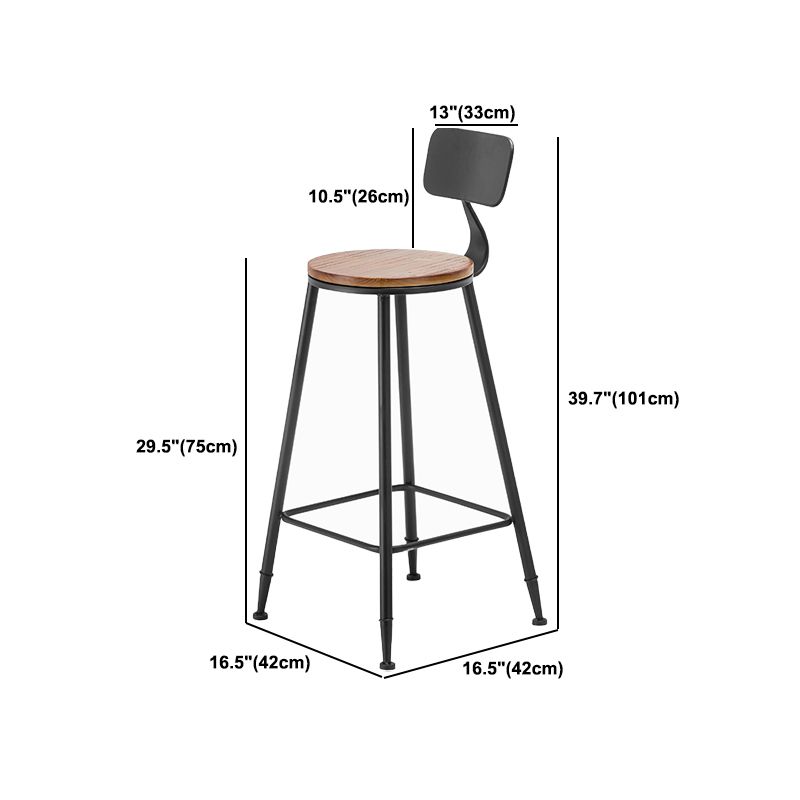 1/4/7/9 Pieces Industrial Iron Bar Table Set Rectangle Pine Wood Bistro Set with Footrest