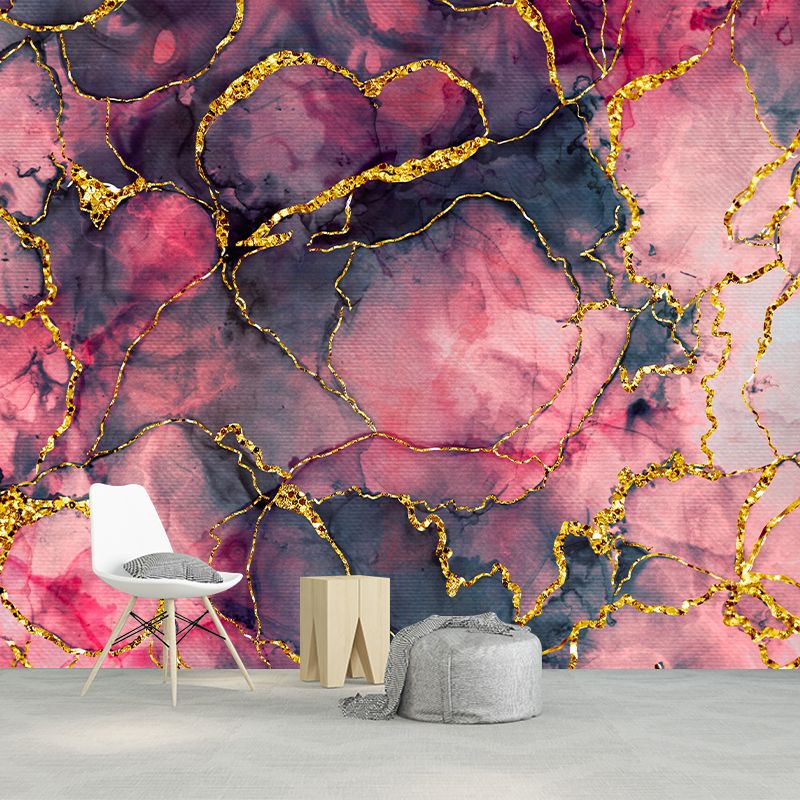 Marble Texture Wallpaper Environment Friendly Mildew Resistant Indoor Wall Mural