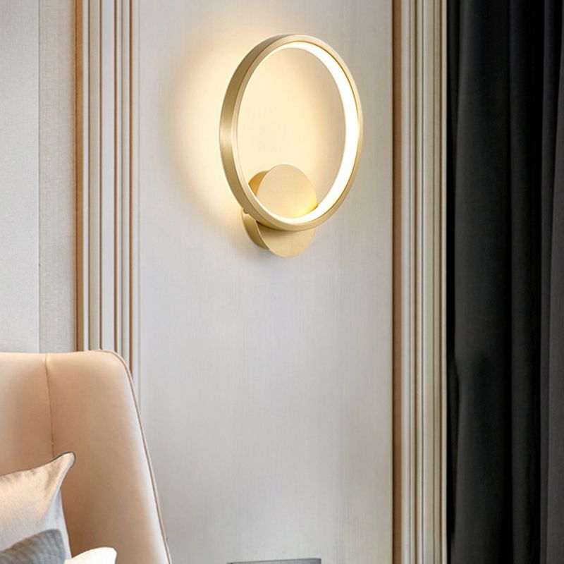 Metal Sconce Light Modern 1-Light Sconce Light Fixture for Bedroom