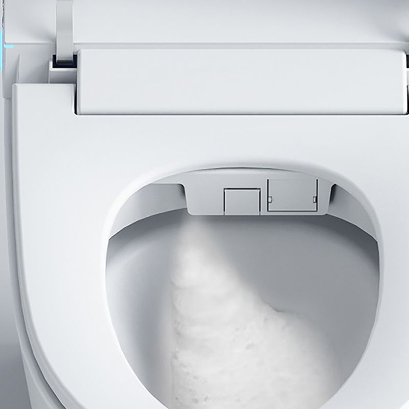 Polished Finish ABS Toilet Siphon Jet Contemporary Toilet Bowl with Heated Seat