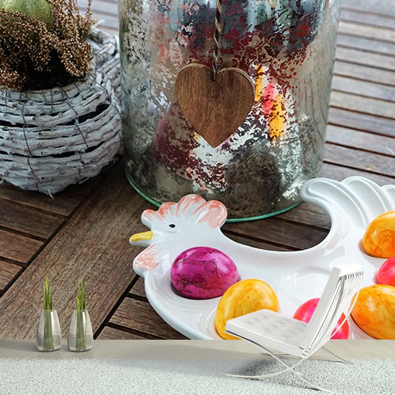 Environment Friendly Resistant Mural Wallpaper Afternoon Tea Sleeping Room Wall Mural