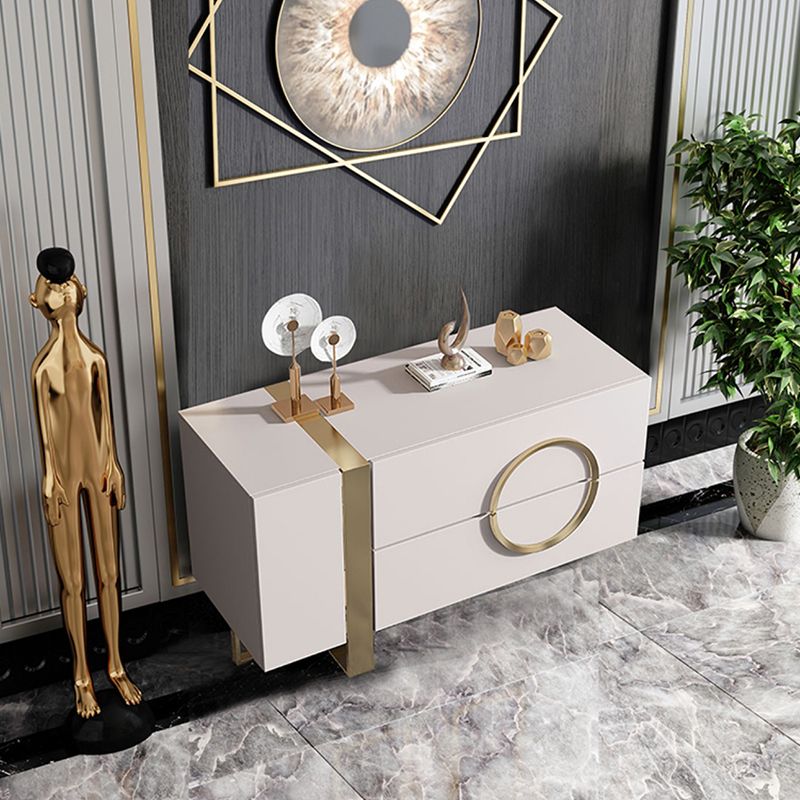 Classic Glam Combo Dresser Birch Storage Chest Dresser for Bedroom