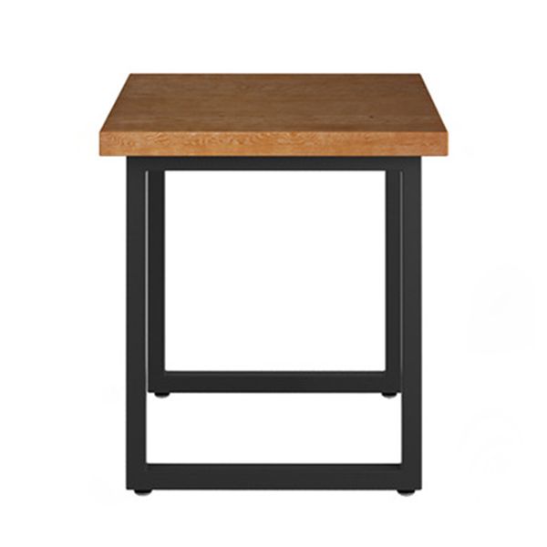 Industrial Solid Wood Dinner Room Kitchen Table Square Sled Table for Dining Room