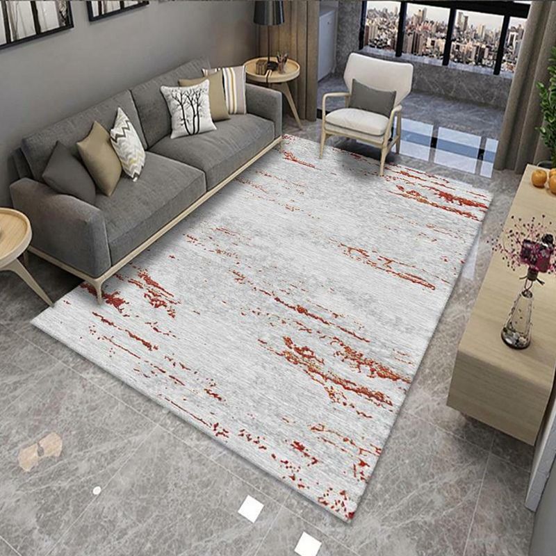 Navy eigentijds gebied Tapijten Polyester Lijn Tapijten Resistent Rug voor woonkamer