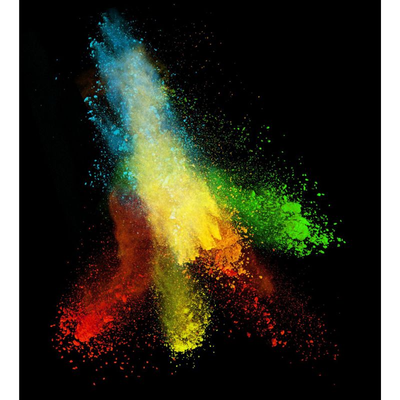 Cool Burst Print Mural Wallpaper Living Room Abstract Wall Art, Custom Size Available