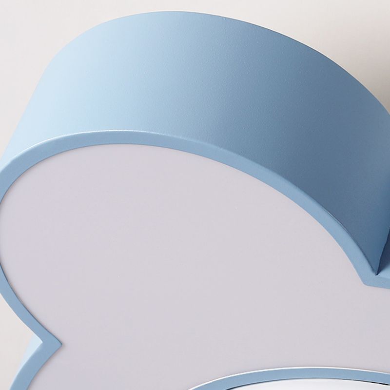 Modern Style Ceiling Fan Light Metal 1 Light Ceiling Fan Lighting for Bedroom