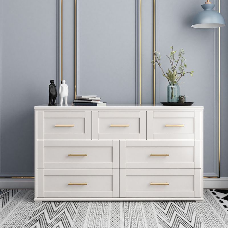 17.55-inch Width Solid Wood Storage Chest Classic Glam Storage Chest Dresser