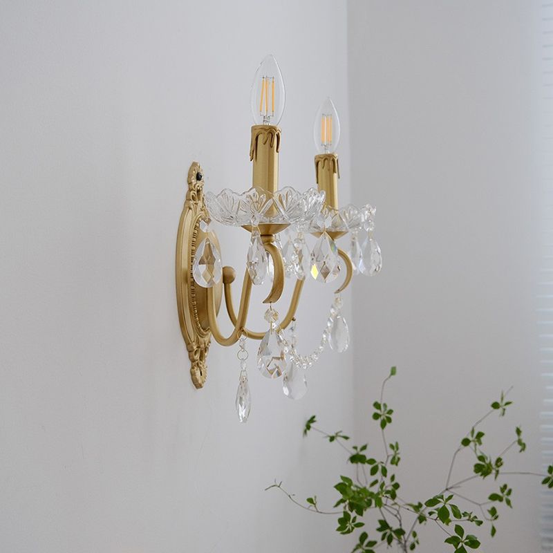 Modern Style Geometric Wall Light Sconces Metal Multi Lights Wall Lighting