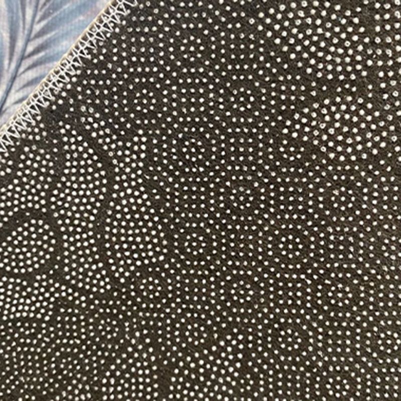 Gray Simple Rug Polyester Graphic Indoor Rug Washable Rug for Drawing Room