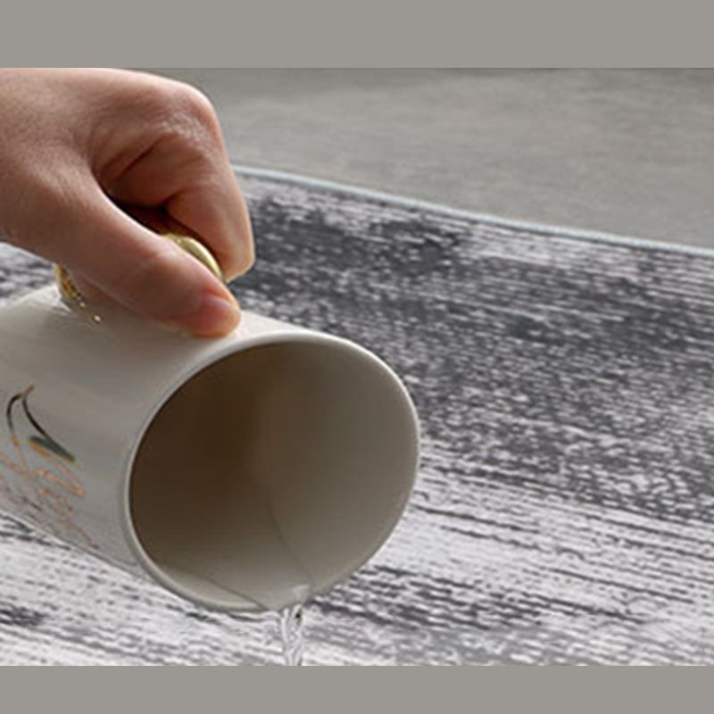 Modern Indoor Rug Abstract Printing Rug Non-Slip Backing Carpet for Living Room