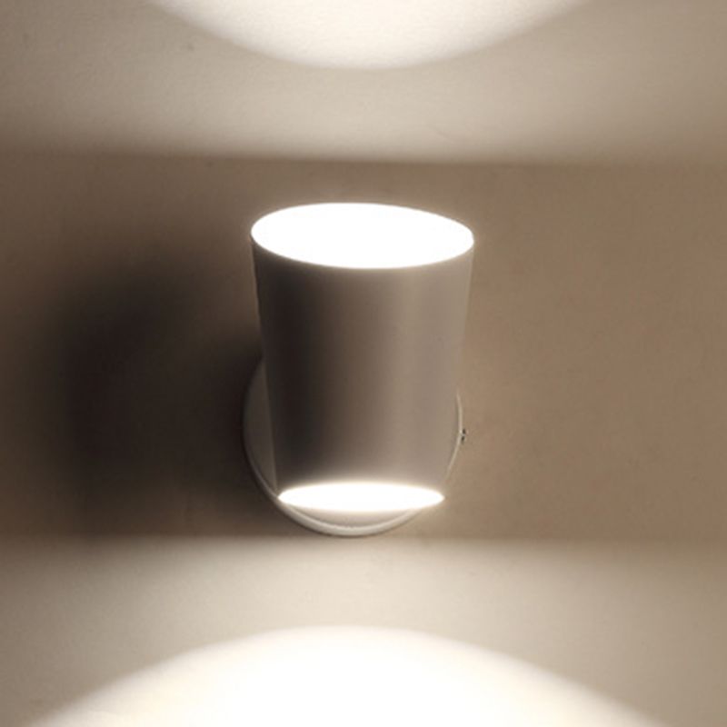 Modern Style Geometric Wall Sconce Metal 1 Light Sconces for Bedroom