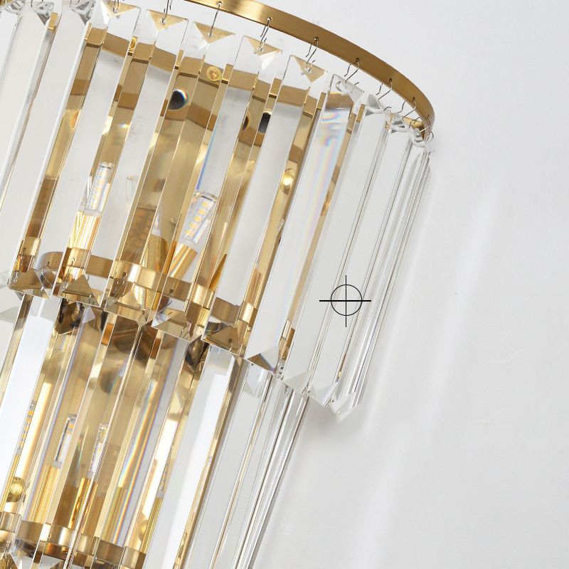 Crimorary Crystal Mur Galce Gold Semiccle Murd Mur Murd Murned pour chambre à coucher