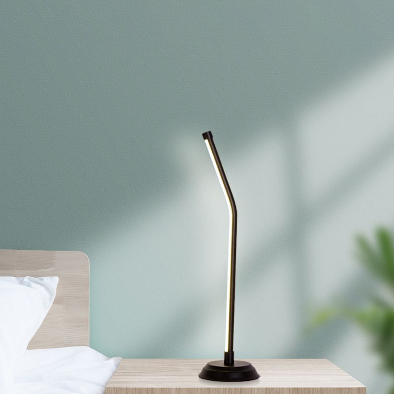 Table LED linéaire Light Acrylique Simplicité Lampe nocturne avec cordon d'alimentation USB