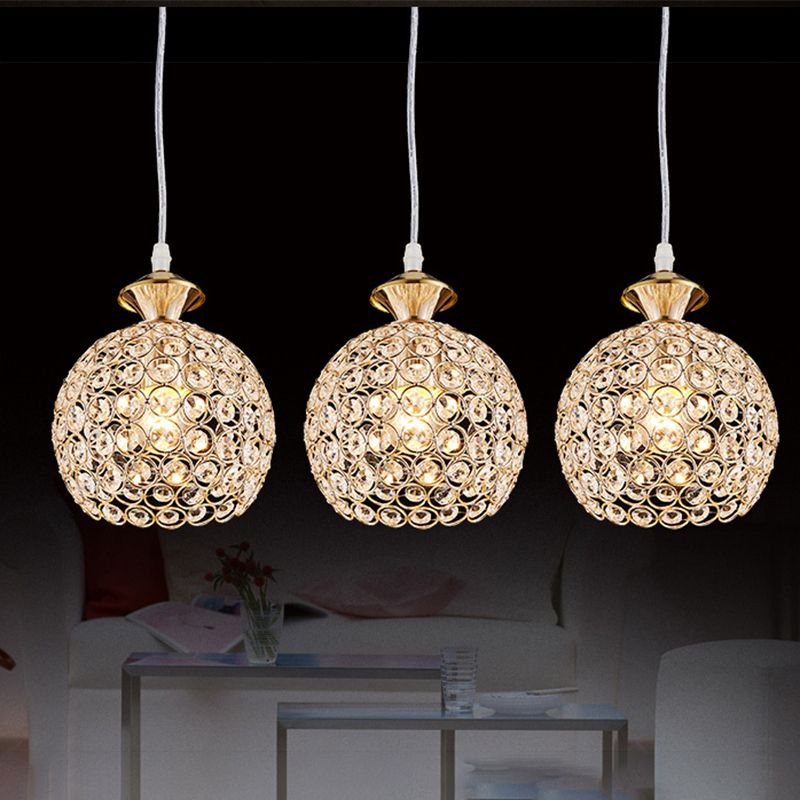 Éclairage de plafond de salon à pendentif de suspension minimaliste