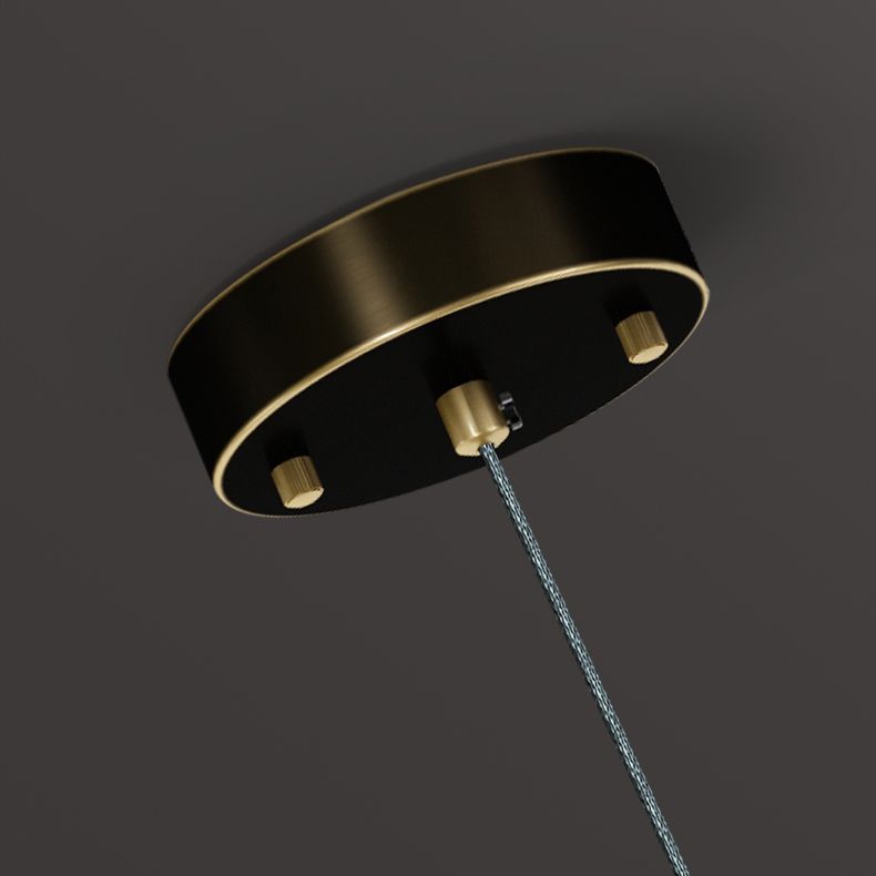 Crystal Unique Shape Hanging Light Modern Style 1 Head Hanging Mount Fixture for Bedroom