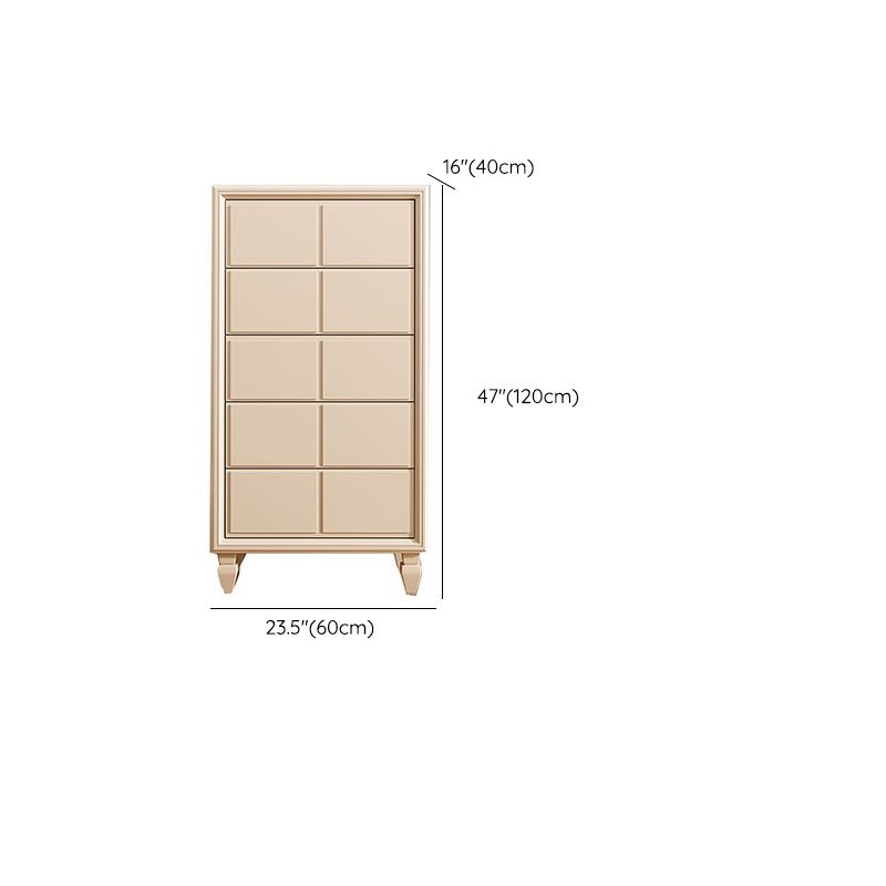 Modern Storage Chest Dresser 3/4/5 Drawers Chest, 15.6 Inch Width