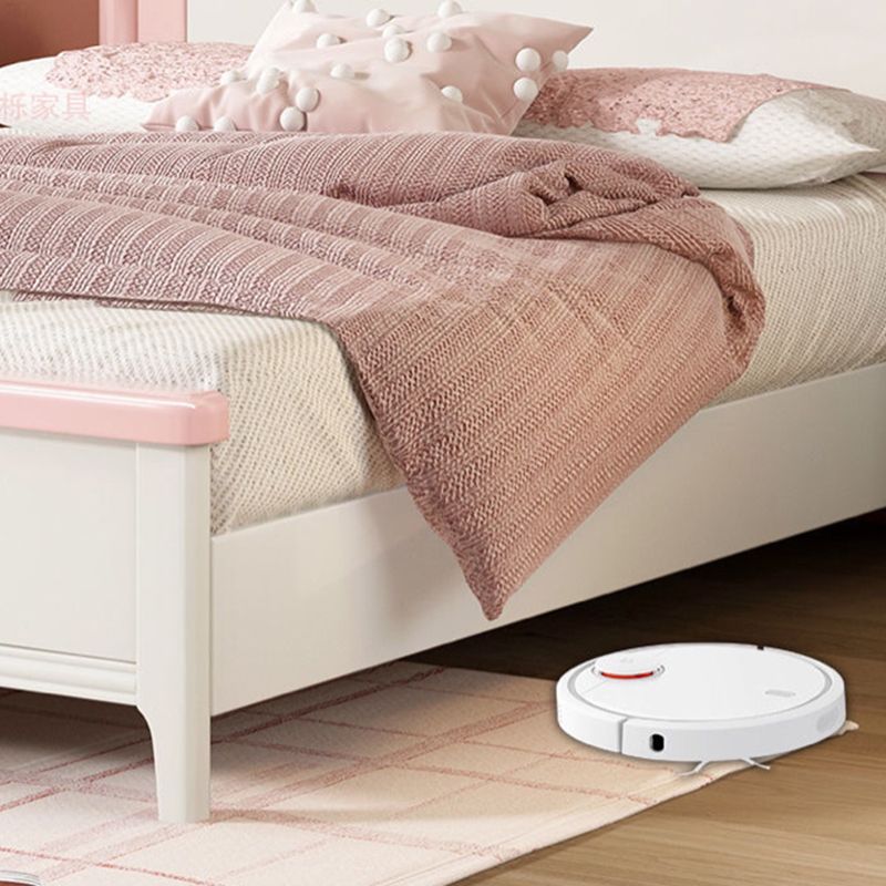 Modern Arched Panel Headboard Standard Bed with Legs in Rubberwood