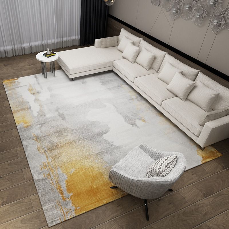 Modern Carpet Abstract Pattern Area Rug Stain Resistant Rug for Sitting Room