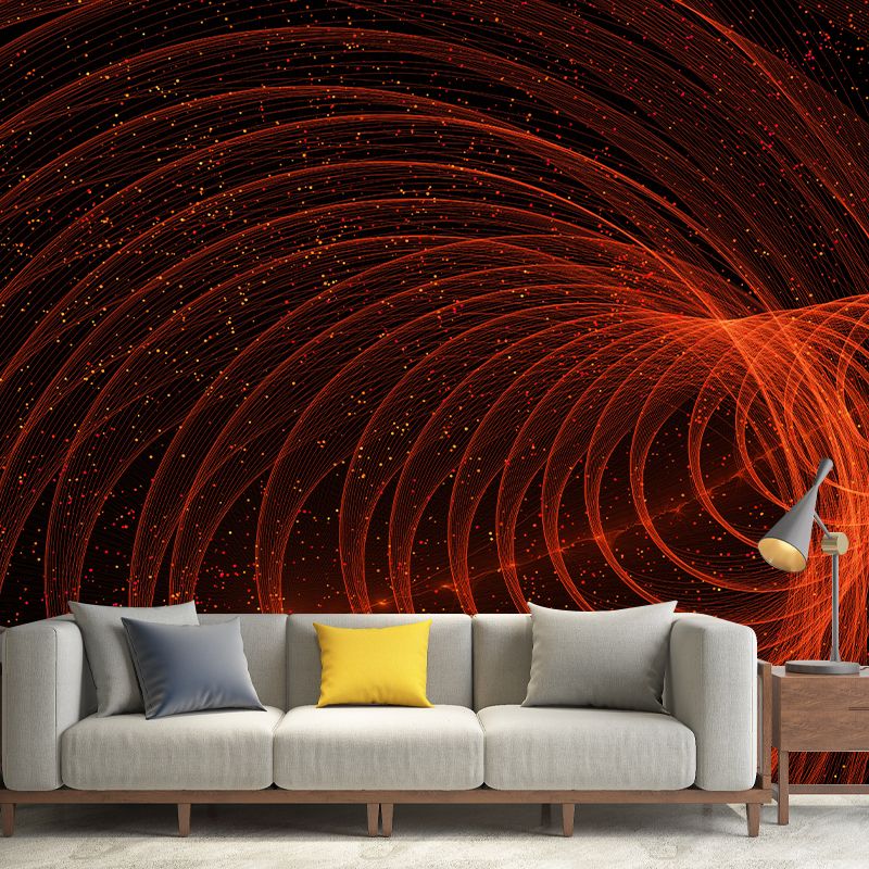 Abstract Physical Molecule Wall Mural Environment Friendly for Living Room