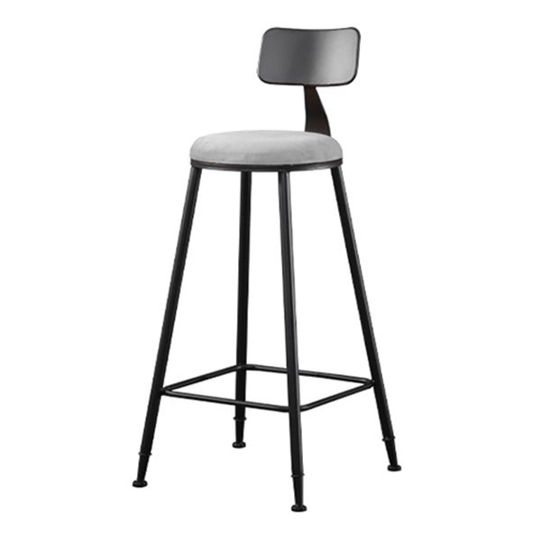 Modern Rectangle Stone Bar Table Set 1/3 Pieces Counter Table with Metal Stools