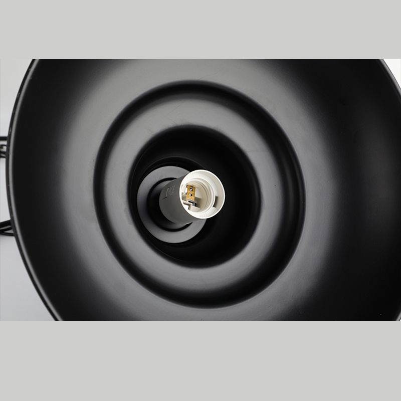 Metal Black Commercial Pendant Lighting Shaded Farmhouse Style Pendant Light Fixture