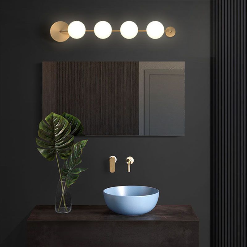 Contemporary Global Wall Mounted Light Metal Vanity Wall Lamps for Bathroom