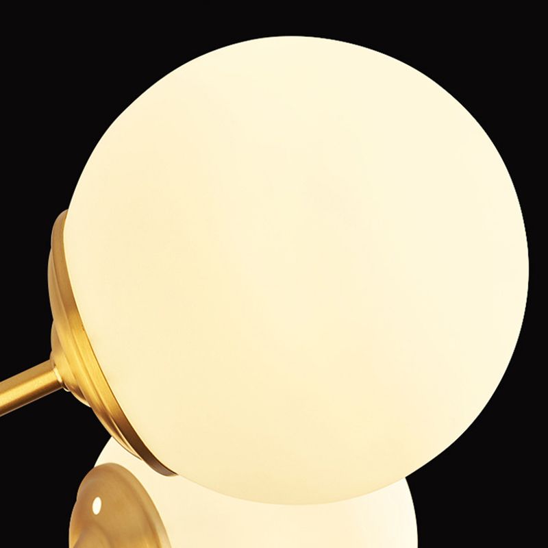 Balls Chandelier Light Fixture Simplicity-Style Glass Pendant Lighting Fixture for Bedroom