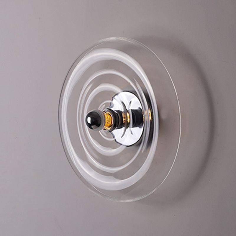 Lámparas de luz redonda lámpara de montaje en pared de estilo moderno 1