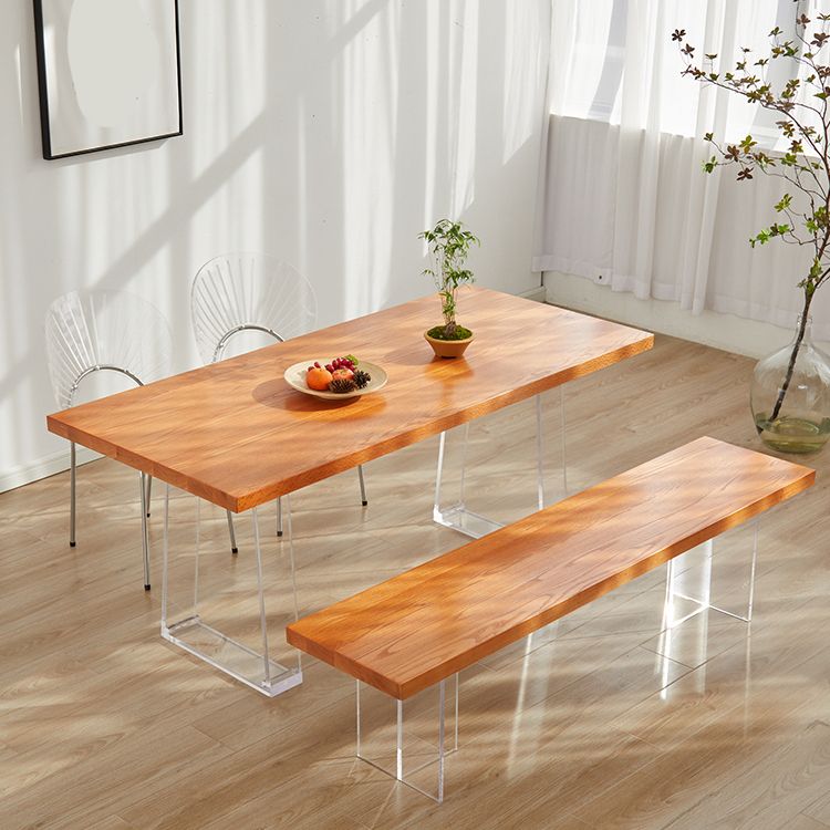 Contemporary Style Dining Table Square Dinette Table for Home Kitchen