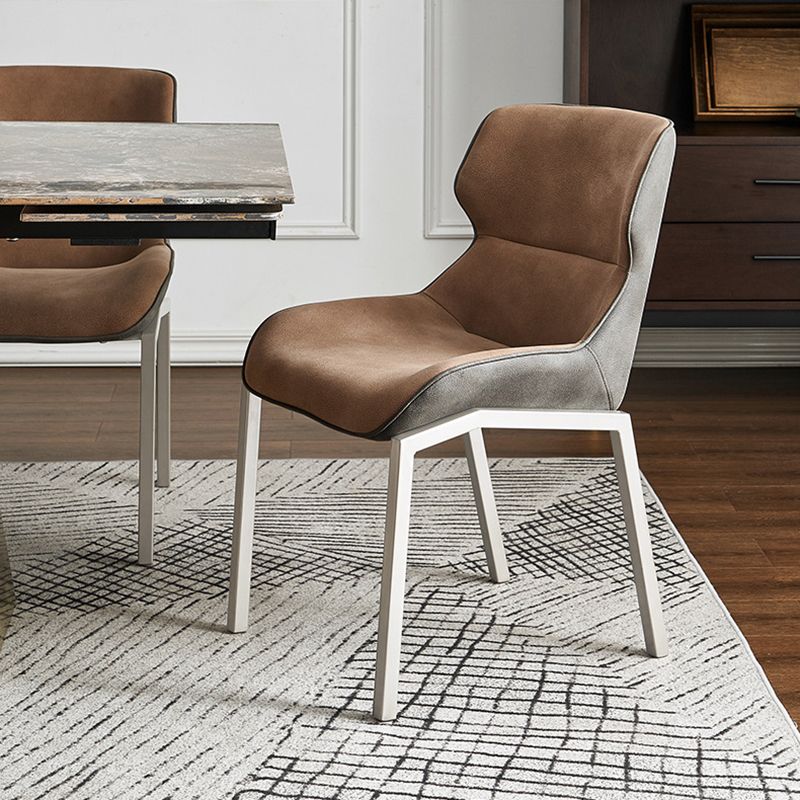 Glam Style Wingback Chair Arm Side Chairs with Metal Legs for Home