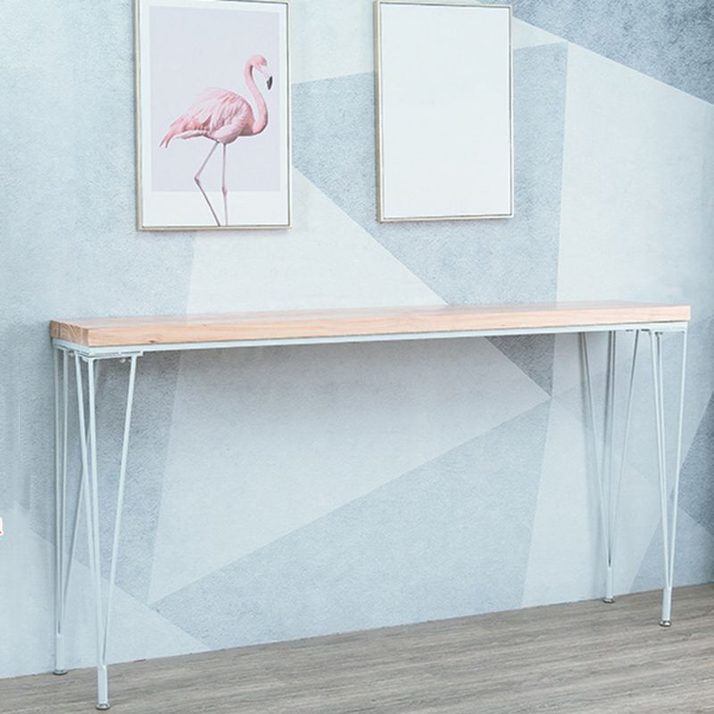 Glam Style 1/2/4/5 Pieces Bar Table Set Rectangle Bar Table with High Metal Stools