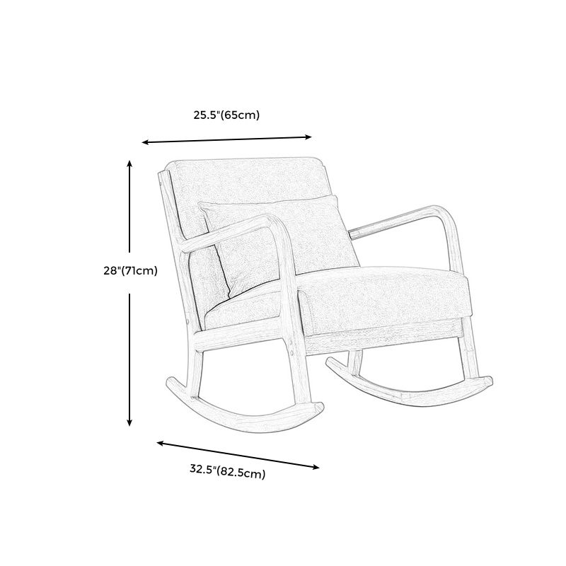 Linen Chair 25.5 " L x 32.4" W x 27.5" H Arms Included Chair for Living Room