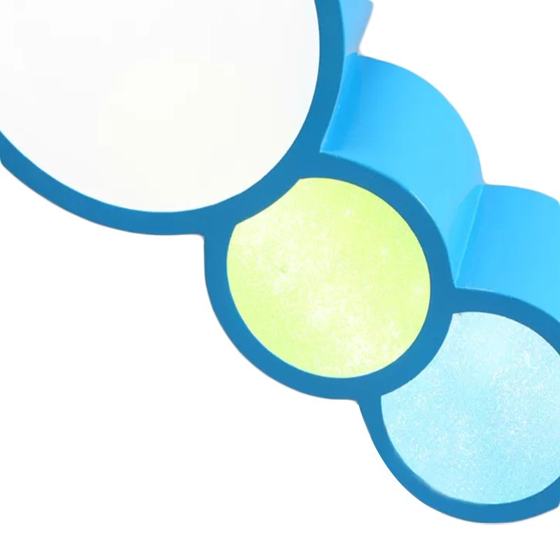 Moderne rupsvormige inbouwlamp van metaal, oogverzorgende LED-plafondlamp voor slaapkamer