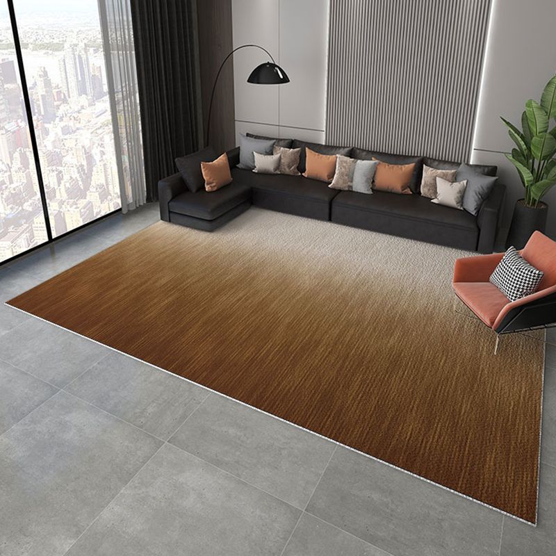 Novelty Colorblock Rug Morandi Color Area Rug Polyester Easy Care Carpet