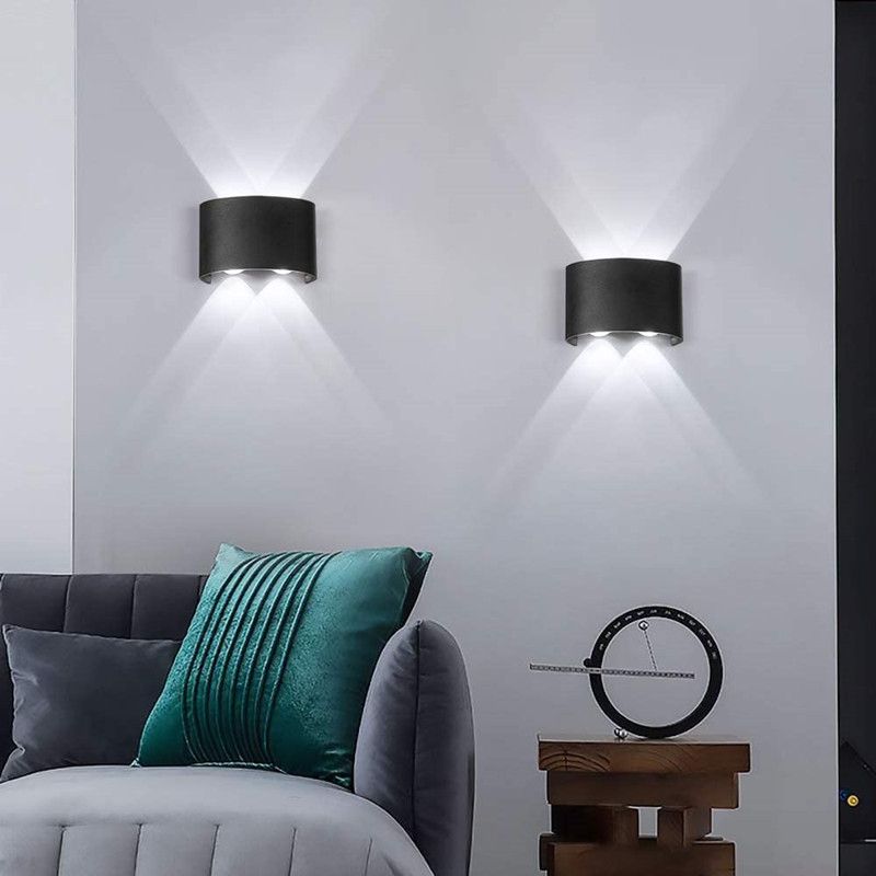 Geometric Wall Mounted Lamp Modern Style Metal Multi Lights Wall Lighting Ideas