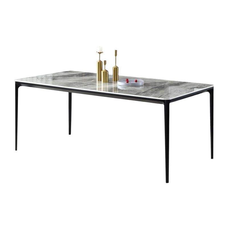 Modern Sintered Stone Dining Rectangle Table Set 1/4/6/7/9 Pieces Dining Set
