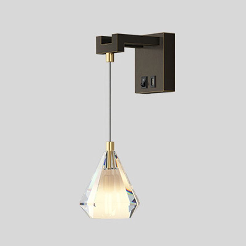 Tombra geométrica 1 Luz de la pared de luz Luz de la pared de la pared de estilo moderno