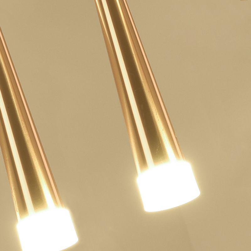 Geometric Shape Metal Hanging Light Modern Style 1 Light Hanging Light Fixtures